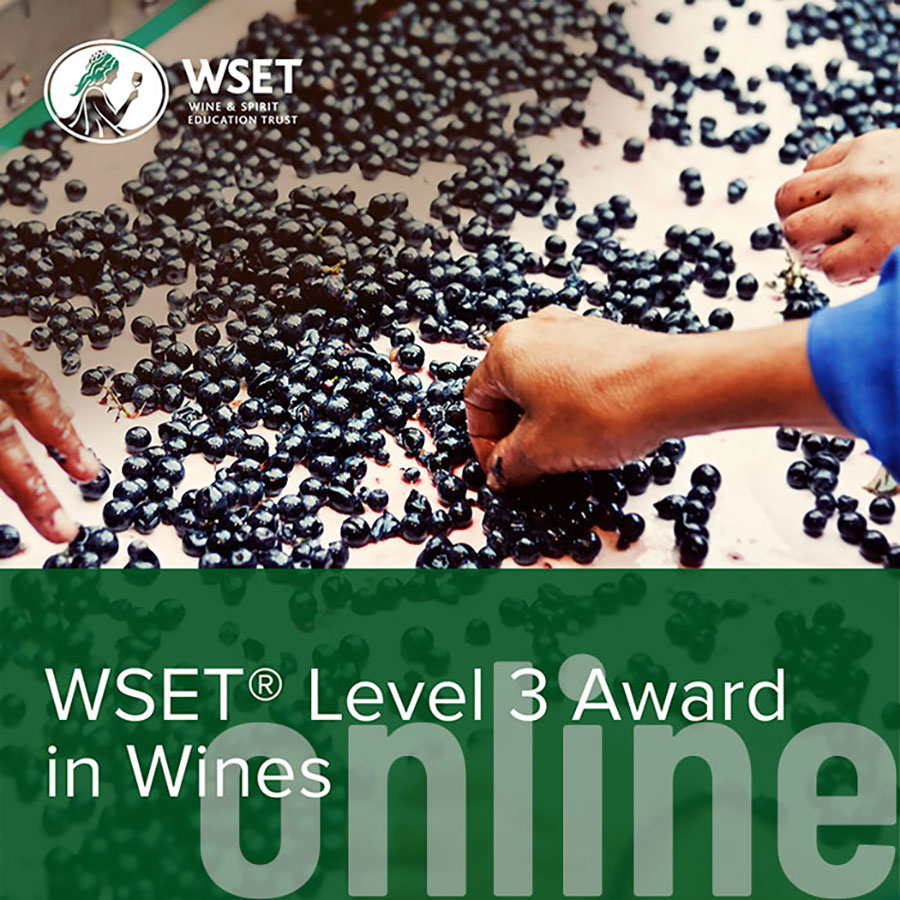 WSET Level 3 Award in Wines - Online